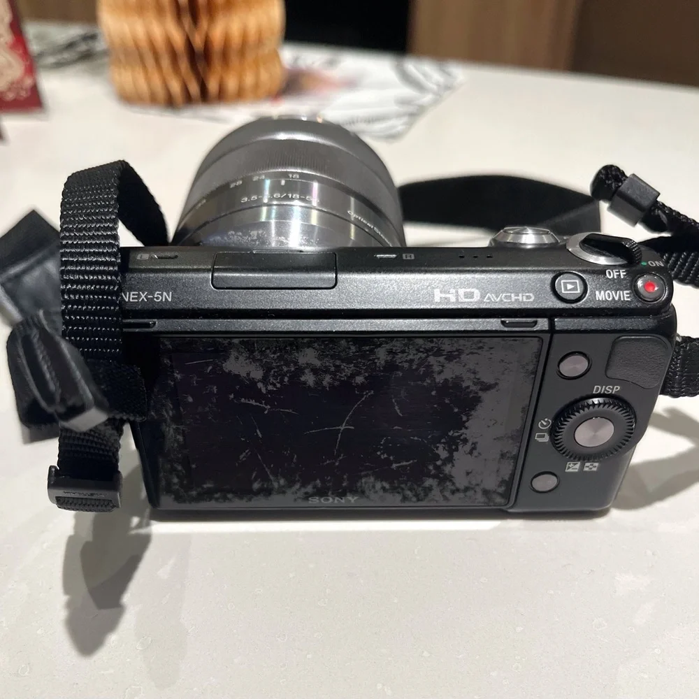 Sony Nex-5N Black and Silver Digital Camera with Accessories